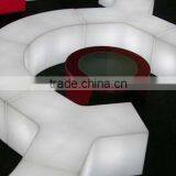 2017 Newest Standard Modern Fashion Beautiful 16 Colors Plastic LED Beach Bench thumbnail-6
