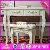 2016 Wholesale Cheap Luxury Bedroom Solid Wooden Vanity Table W08G189 thumbnail-2