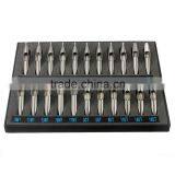 22pcs Pro Tattoo Supply Stainless Steel Tip Kit Machine Gun Grip Set Nozzle thumbnail-3