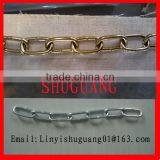 G30 Electric Galvanized Golden Link Chain,Zinc Plated Yellow Link Chain thumbnail-1