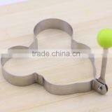 Novelty Kitchen Tools Stainless Steel Fried Egg Pancake Mold Ring thumbnail-5