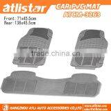 New Design Non Slip 3PCS Full Set Rubber Car Mats ,No Smell High Quality Rubber Car Floor Mats thumbnail-3