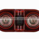 JING YI JY-528 3-Mode 0.5W 2 x Red LED Rear Warning Light Bicycle Safety Taillights thumbnail-1