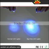 Top Quality Purple Light Led Keychain,Big Chip Led Lamp 395nm UV Led Keychain