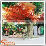 Large Outdoor Decoration Artificial Tree Home Decoration Artificial Maple Tree Fiberglass Fake Artificial Red Maple Tree thumbnail-5