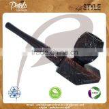 Handmade Ebony Wood Smoking Pipe for Sale thumbnail-1