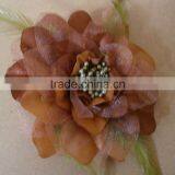 Feather Artifical Fabric Flowers thumbnail-1