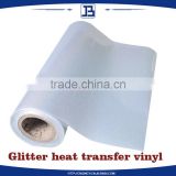 High quality wholesale glitter heat transfer vinyl for garment