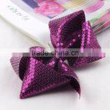 Factory Wholesale Women Girls Sequined Jojo Alligator Hair Bow Clips thumbnail-3