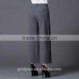 Fashion Loose Cotton Pants Women Wide Leg Pants thumbnail-3