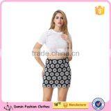 Latest Ladies Elegant Fashion Beautiful Daisy Crochet Lace Mini Skirt thumbnail-1