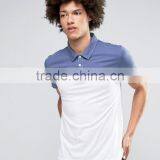 Cheapest Custom Short Sleeve Button Placket Point Collar White Men's 100% Cotton Breathable Knit 200g Casual Polo T-Shirt thumbnail-1