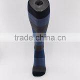 Autumn Winter Season 200 Needles Melanged Cotton Yarn Knee High Socks Men thumbnail-4