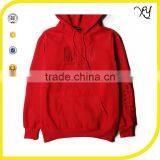 Wholesale Custom Mens Clothing Custom Embroidery Logo Hoodie Cotton Drawstring Plain Blank Red Hoodie Mens thumbnail-1