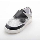 Kids Shoes Silver Glitter Style Rubber Gum Sole Shoes thumbnail-2