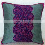 Decorative Pillow Cover, Rose Pillow Cover, Accent Pillow, Decorative Pillow for Sofa, Couch Throw Pillow, Applique Pillow thumbnail-2