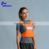 Cheap Green Orange Polyester Net Reflective Safety Vest With Led Light thumbnail-3