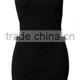 New Fashion Textured Bodycon Dress With Ruffled Backless Hollow Out For Wholesale thumbnail-3