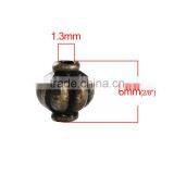 Zinc Based Alloy 3D Spacer Beads Lantern Antique Bronze thumbnail-2