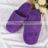 Wholesale Cheap Hotel Plastic Dot Cloth Sole Slipper thumbnail-1