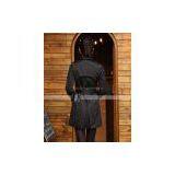 Stylish Double-breasted Turndown Collar Long Sleeve Women Overcoat thumbnail-2