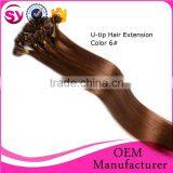 Xuchang Hair Factory Wholesale Price Remy U Tip Keratin Human Hair Extension, 100 Human Hair Extension Wholesale In The Stock thumbnail-3