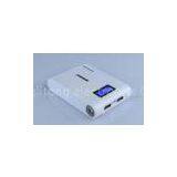 8400mAh 5Volt Double USB GPS Power Bank LED Display Screen White