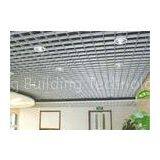 indoor Square Metal Grid Ceiling film coating / metro grille ceiling anti - corrosion