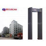 Security Door & Walkthrough Metal Detector Gate With 6 ZONES for Embassies