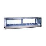Separated Sushi Refrigerator Catering Display Cabinets with Marble Base