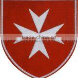Embroidered Emblem, Shield With Malta Cross