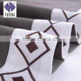 Wholesale 4pcs Embroidered Bed Linen 100% Cotton White Bedding Set Hotel Bed Sheet Set thumbnail-6