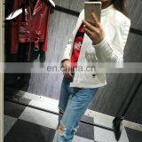 2017 Spring New Women Slim Real Leather Jacket Fashion Korean Women Jacket thumbnail-3