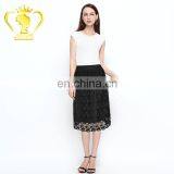 High Quality Elegant Women Long Lace Tulle Skirt thumbnail-2