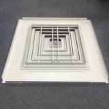 Hvac Air Terminals Square Ceiling Replacement 4 Way Air Diffuser thumbnail-4