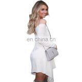 2020 Hot Summer Women Girls Lady Irregular Sexy Casual Off the Shoulder Dress thumbnail-3
