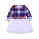 Mother Daughter Dresses Matching Outfits Moms And Girls Clothes Long Sleeve Plaid Family Dress (this Link for Kids) thumbnail-6