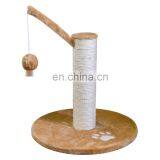 High Quality Manufacturer Factory Sisal Eco Friendly Wholesale Round Cat Scratcher Scratching Scratch Lounge Bed Tower Cat Tree thumbnail-3