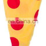 Novelty Wearable Plush Fleece Throw Pizza Blanket Food Shaped Sleeping Bag Blanket for Kids and Adults thumbnail-2