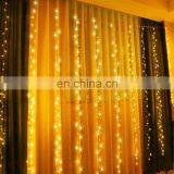 300 LED Icicle Curtain Light String 3M X 3M USB Power 8 Modes Wedding Party Home Garden Bedroom Outdoor Indoor thumbnail-2