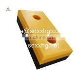 Heavy Traffic Door Polyethylene Yellow UHMWPE Dock Bumper Sliding UHMW PE Dock Bumper Pads DOCK WALL RUBBER BUMPER thumbnail-6