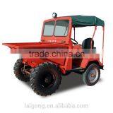Electric Tilting Cart 1ton/dump Truck/4 Wheel Drive Garden Tractors thumbnail-1