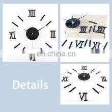 Hot Sale Diy 3d Fancy Decorative Removable Wall Clock Sticker Clock for Bedroom thumbnail-2