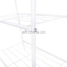 K&B 2 Tier Metal Stand Hanging Clothes Rack Detachable Stand Shoes and Clothes Hanger Rack thumbnail-5