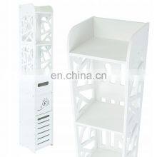 Bathroom Cabinet White Post OPENWORK BASKET thumbnail-2