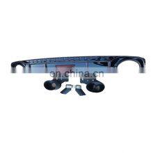 RS6 Rear Diffuser With Tailpipe for Audi A6L C8 High Quality RS6 Style Rear Diffuser for Audi A6 L 2019 2020 2021 thumbnail-3