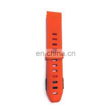 Quick Release Soft Rubber Red Color Silicone Sport Strap Replacement Watch Band for Smart Watch thumbnail-2