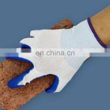 Hot Sale Custom Latex Coated Polyester Knit Anti-static Anti Slip Grip Heavy Duty Working Protective Gloves thumbnail-5