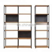 Customized Simple Wrought Iron Floor-Standing Multi-function Rack Creative Store Merchandise Display Shelf