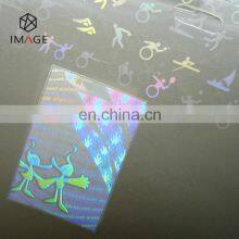 Shiny Transparent Custom Laser Holographic Pouches for ID Cards thumbnail-4